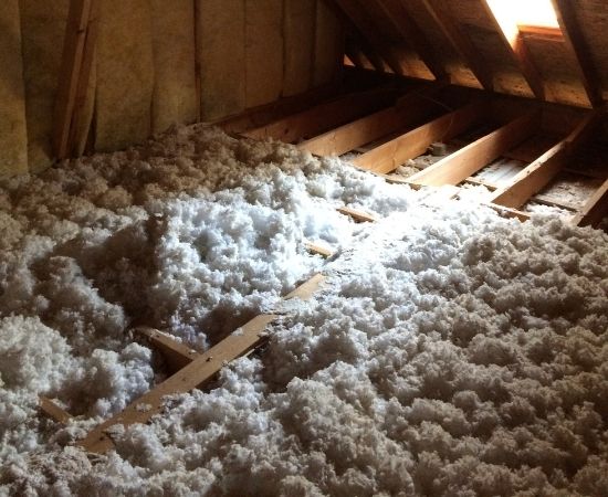 remove insulation from an attic